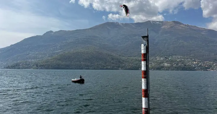 Corso di kitesurf principianti sul Lago di Como