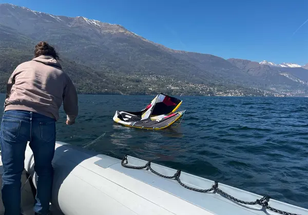 Servizio Lift Kitesurf sul Lago di Como