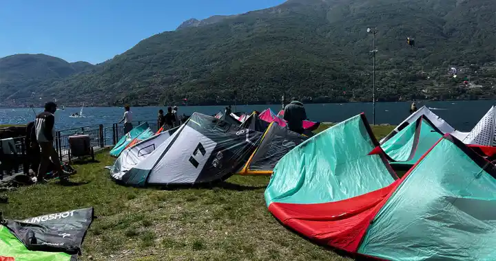 Noleggio Materiale kitesurf sul Lago di Como
